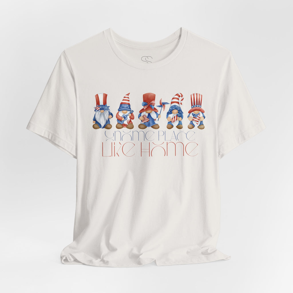 Patriotic Gnome Tee – Stars & Stripes Fourth of July T‑Shirt
