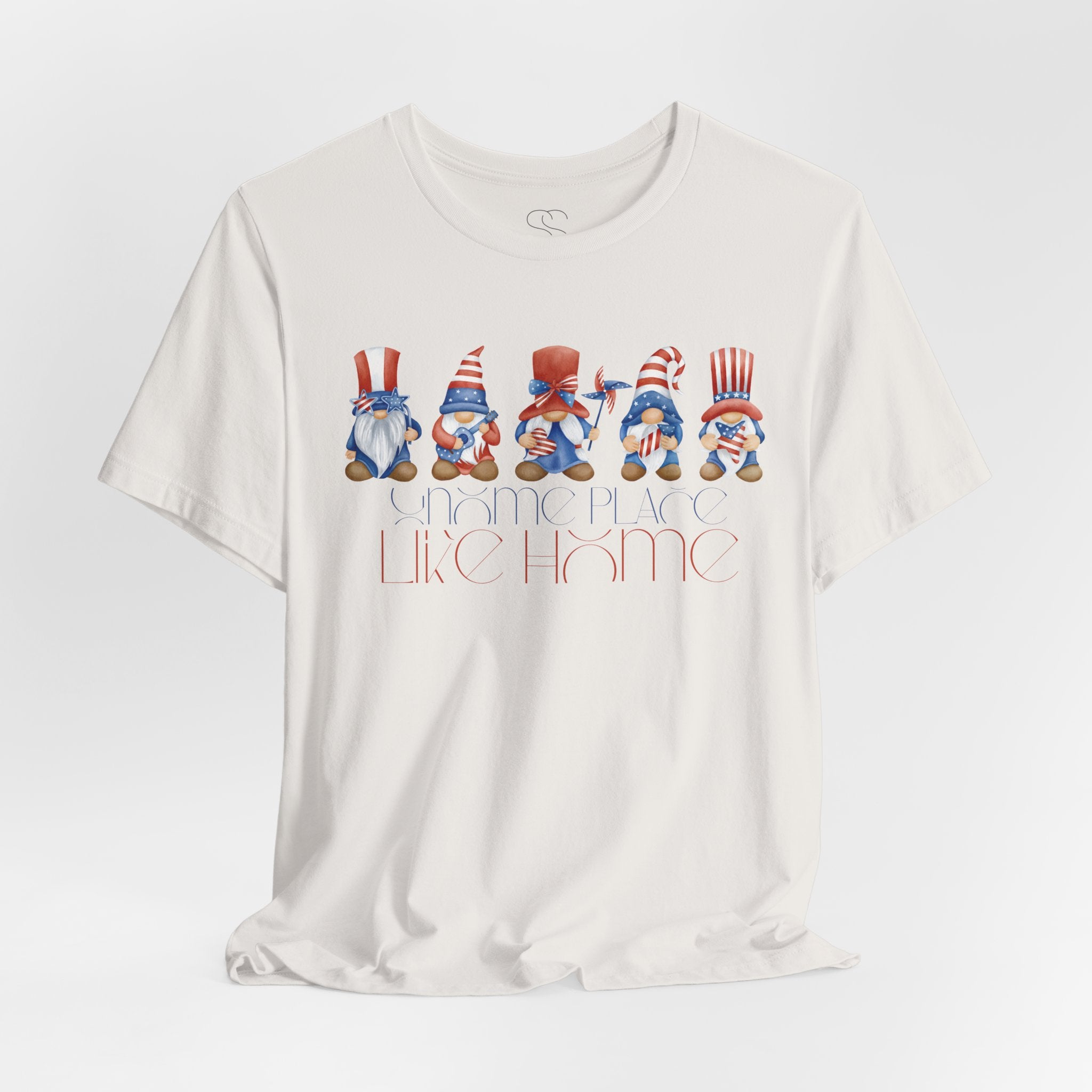 Patriotic Gnome Tee – Stars & Stripes Fourth of July T‑Shirt