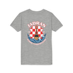 Jadran Junior Tamburitzans Kid Shirt - White and Red Lettering