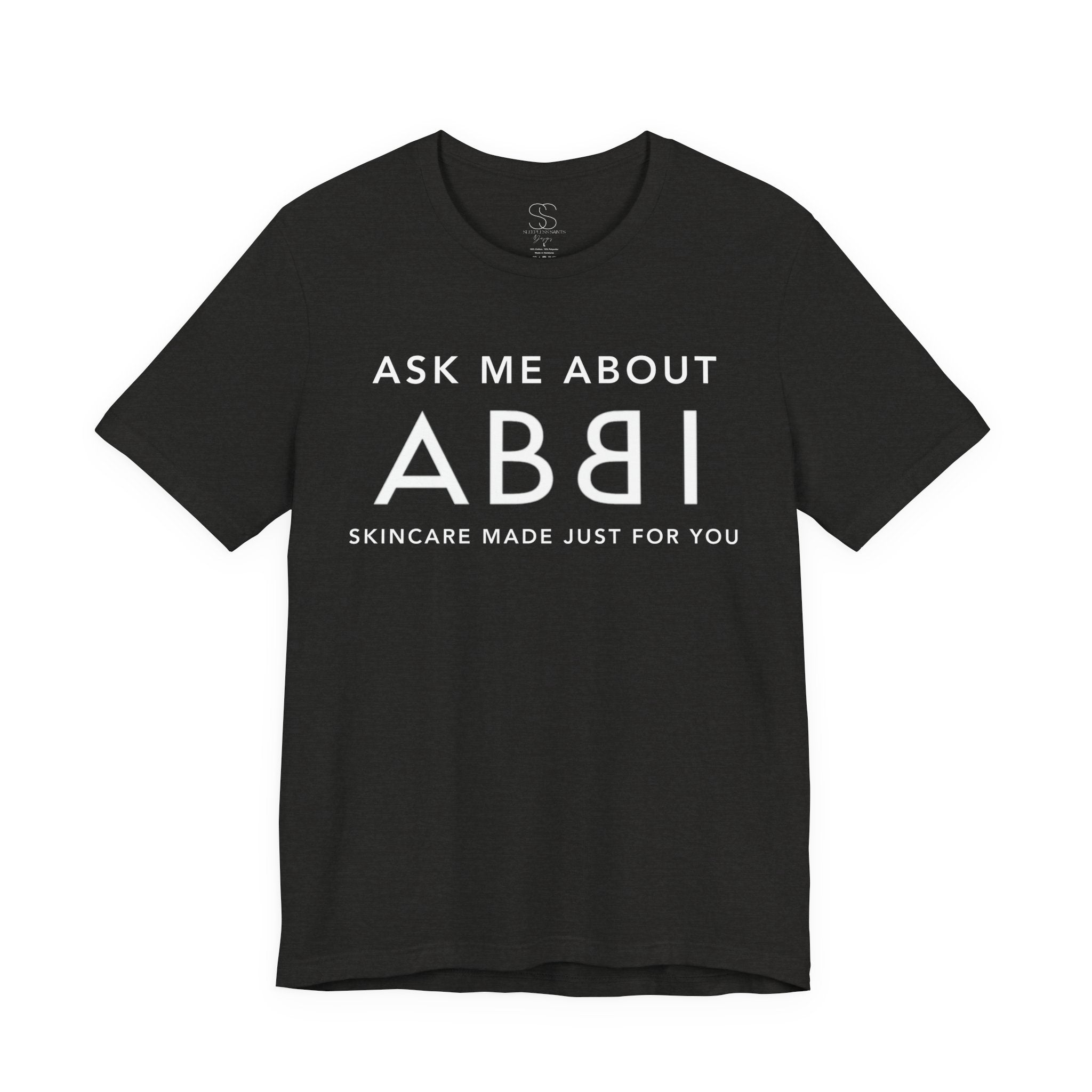 Custom Abbi Skincare Shirt - Blue