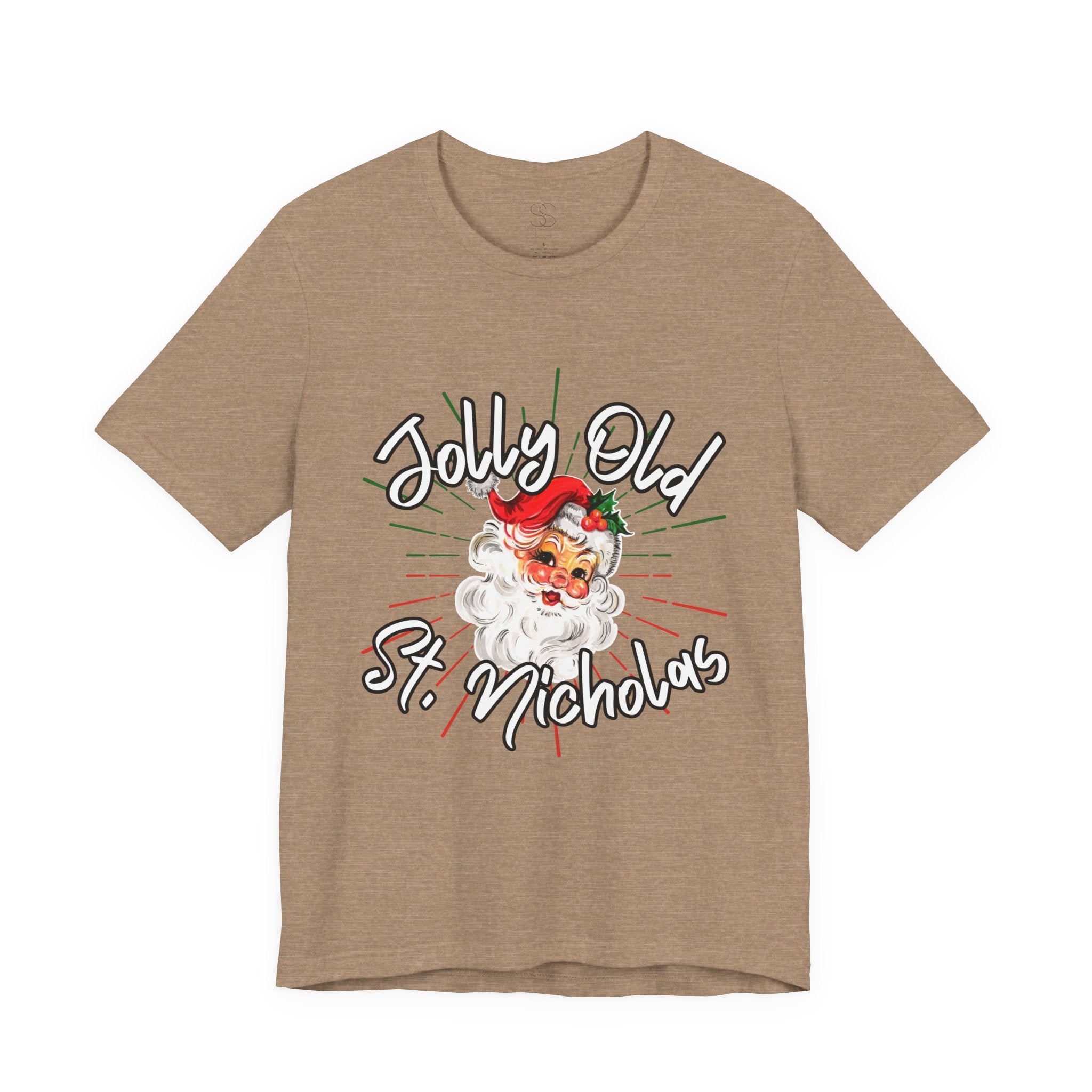 Santa Claus Unisex Tee - Jolly Old St Nicholas