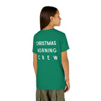 Youth Tee — "Christmas Morning Crew" Holiday Kids T-Shirt