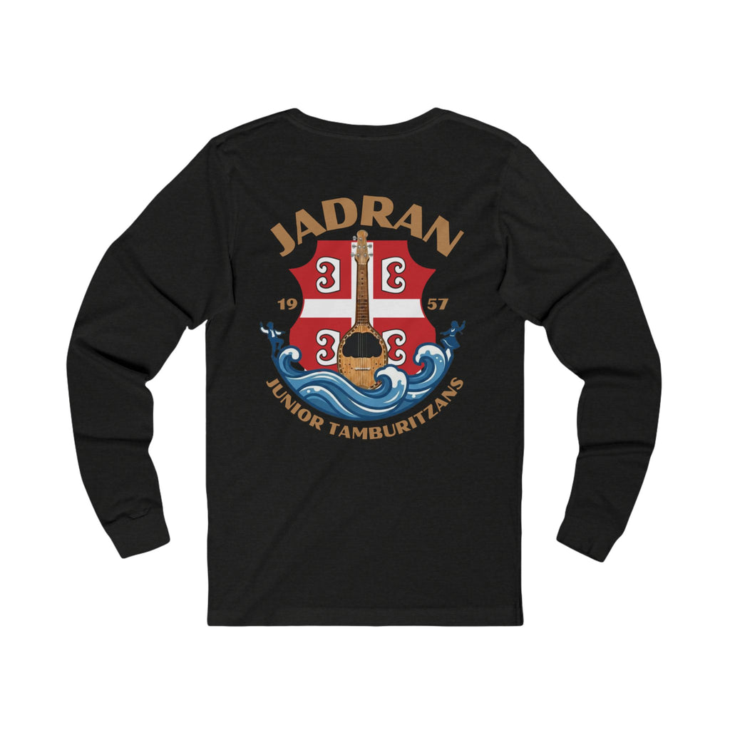 Jadran Junior Tamburitzans Long Sleeve Tee - Serbian Logo