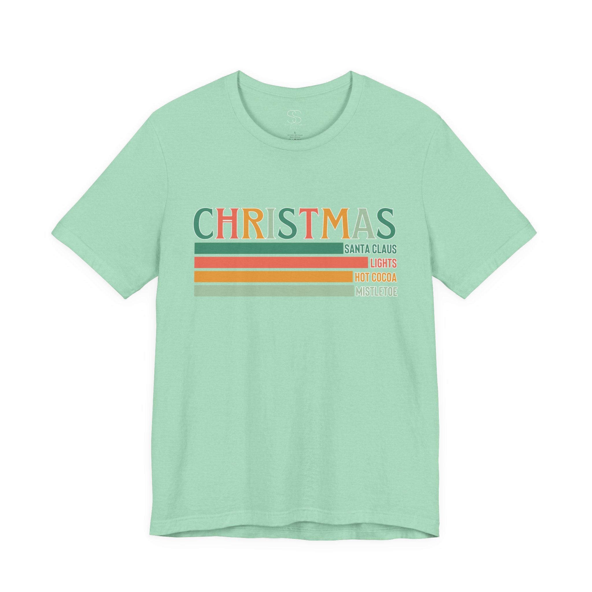 Christmas Words Unisex Jersey Tee
