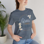 Grace Changes Everything Floral Tee