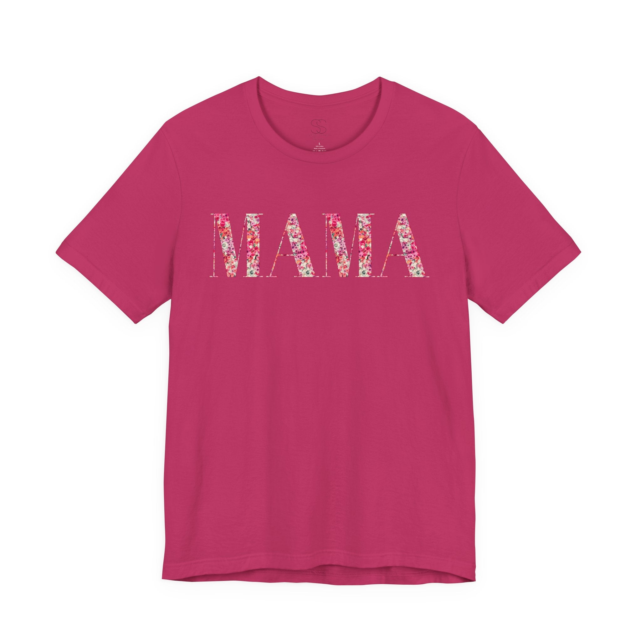 Mama Floral Tee — Women's Mother's Day Cotton T‑Shirt