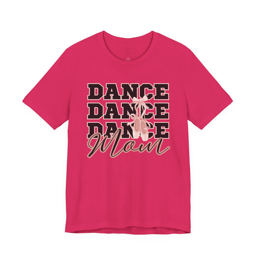 Dance Mom T‑Shirt — Pink Ballet Silhouette Tee