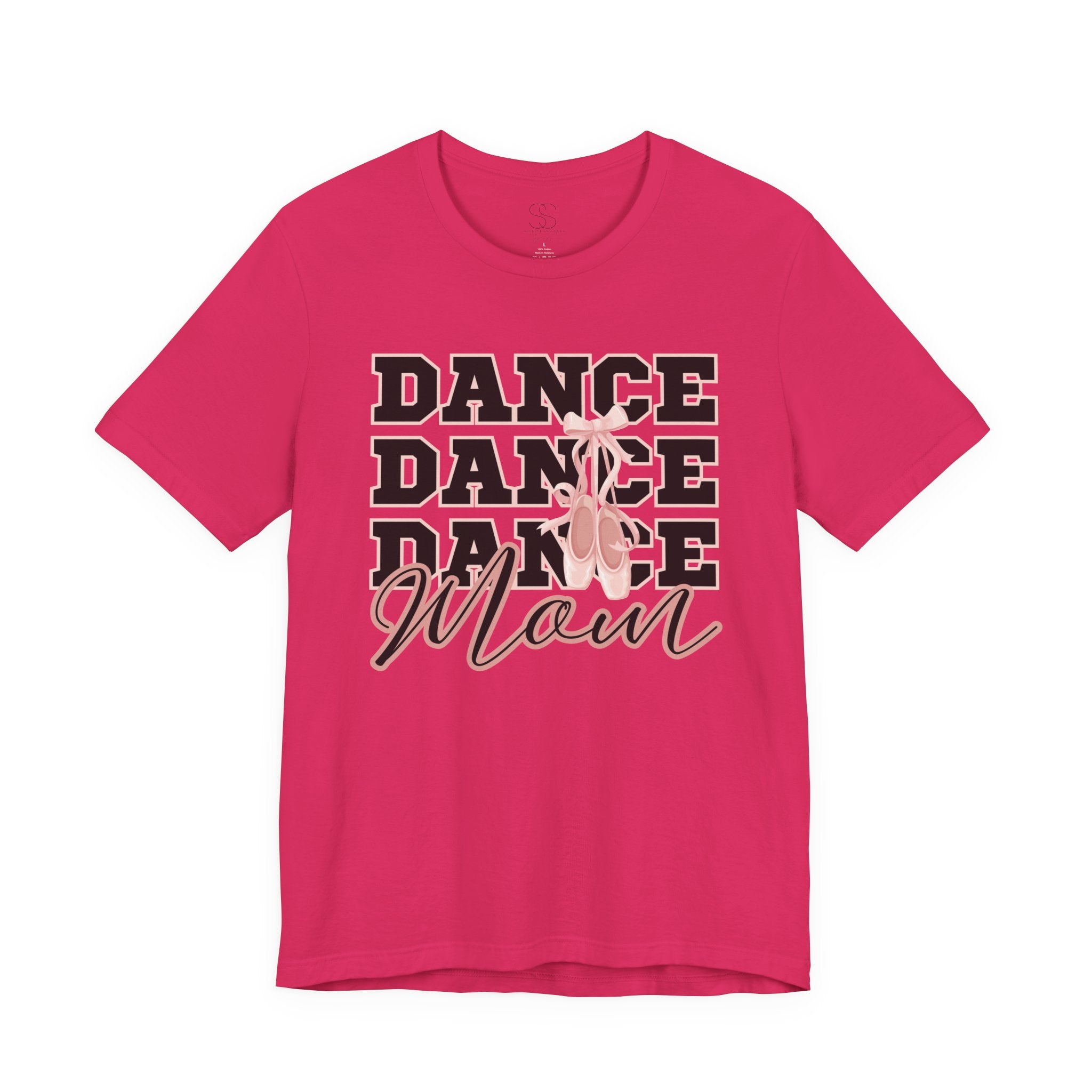 Dance Mom T‑Shirt — Pink Ballet Silhouette Tee