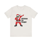 Christmas Eve Wrapper T-Shirt — Dabbing Santa Holiday Tee