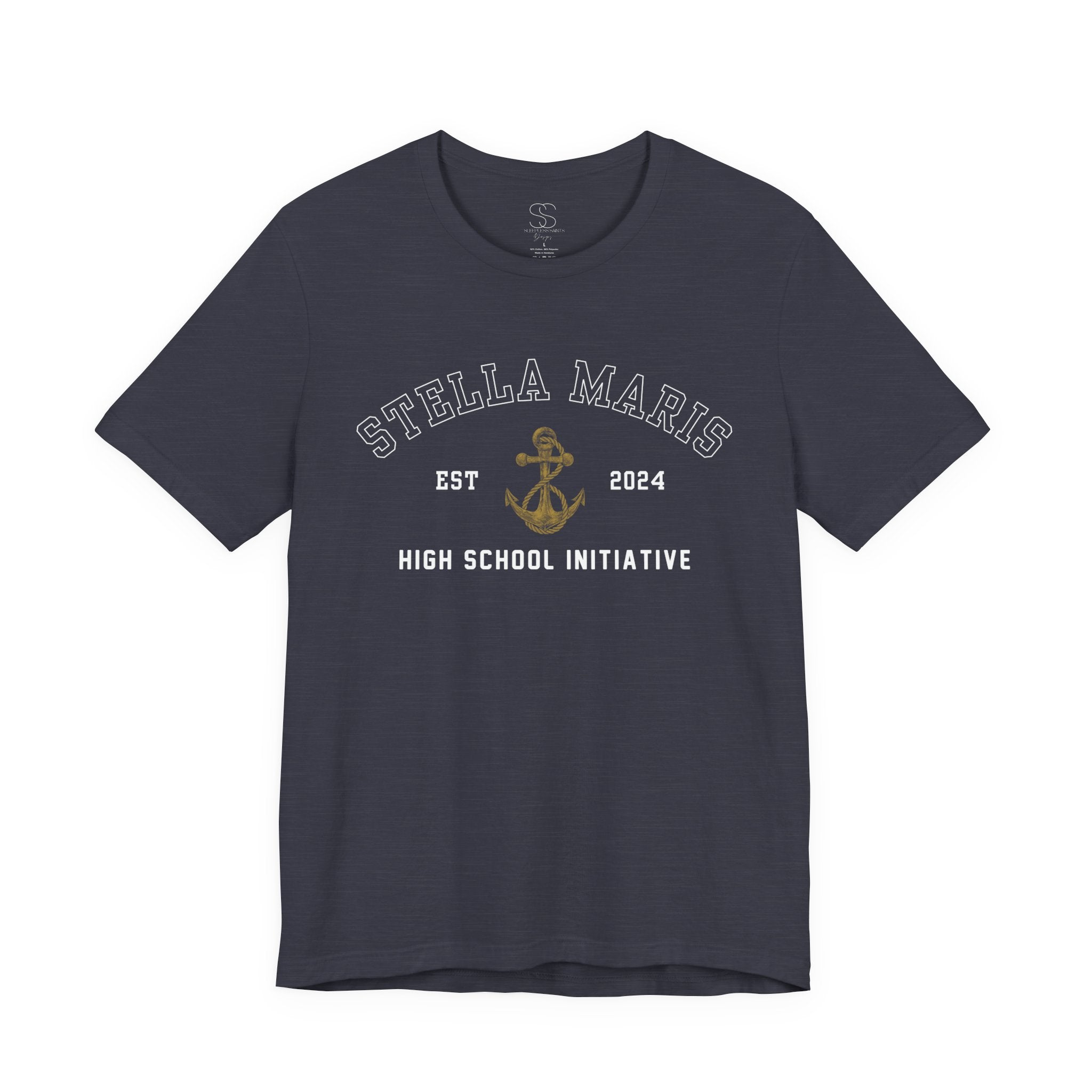 Stella Maris High School T‑Shirt — Anchor Logo (Est. 2024)