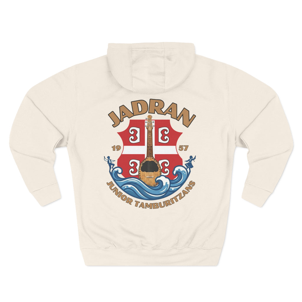 Jadran Junior Tamburitzans Adult Sweatshirt Hoodie - Serbian Logo