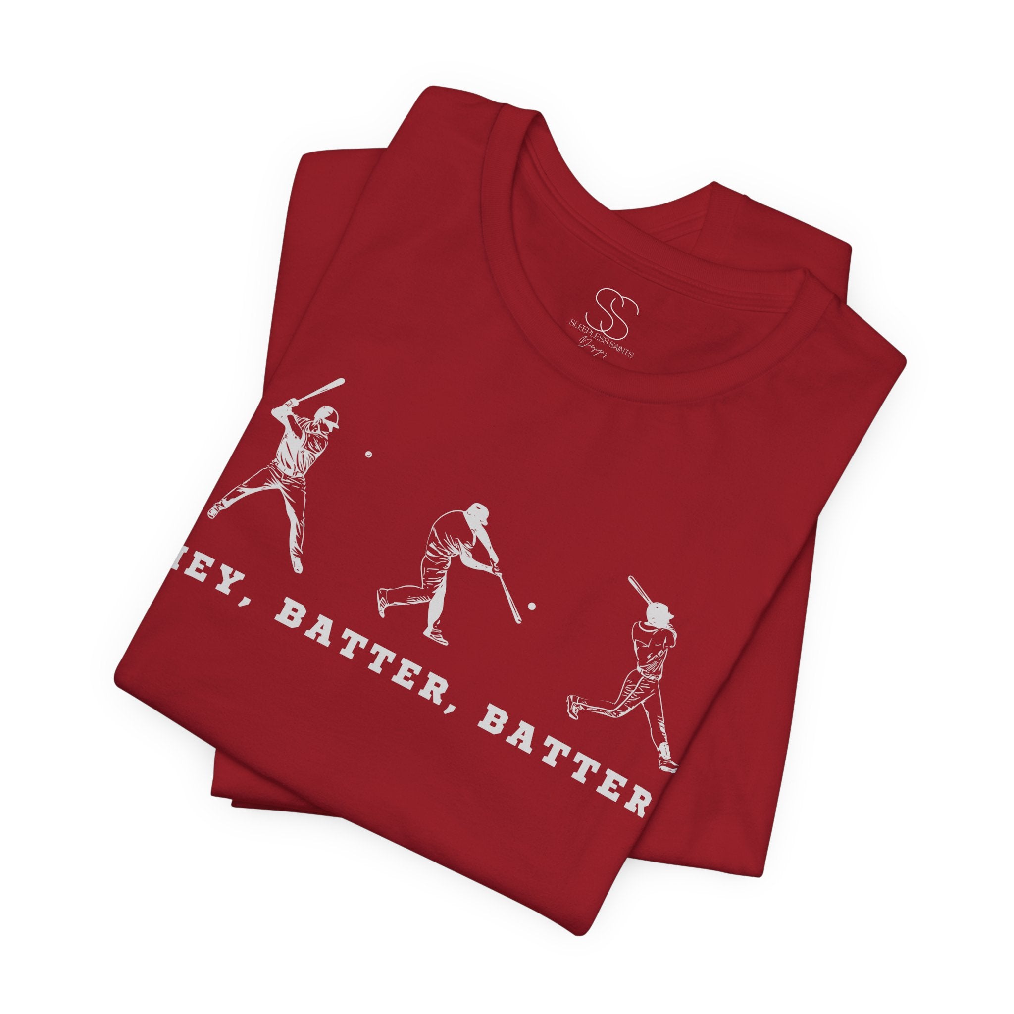 Baseball Batter Sequence T-Shirt — "Hey, Batter, Batter!" Retro Sports Tee