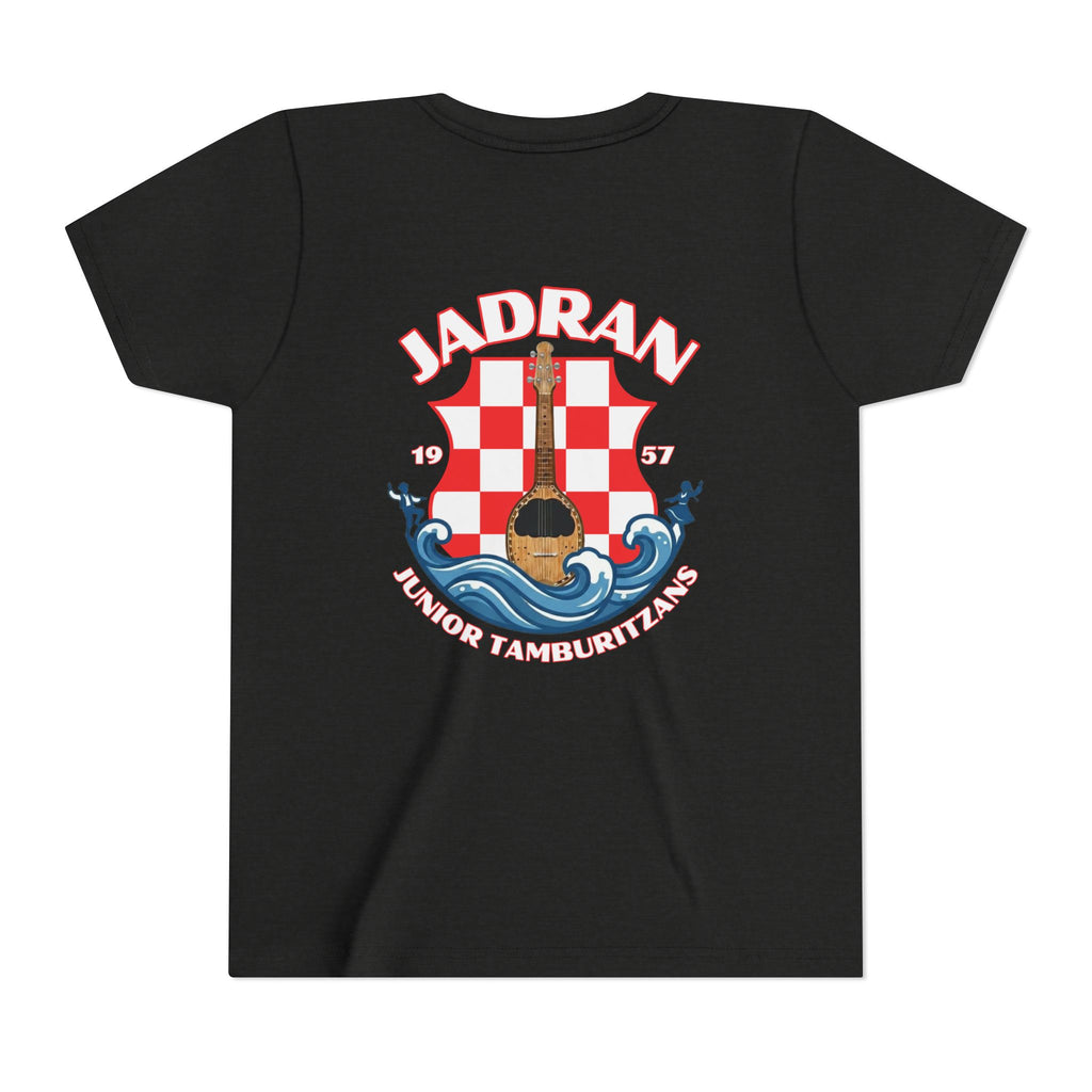 Jadran Junior Tamburitzans Kid Shirt - White and Red Lettering
