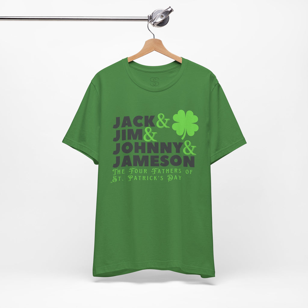 Four Fathers of St. Patrick's Day - Jack & Jim & Johnny & Jameson Graphic T-Shirt