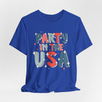 Party in the USA T-Shirt - Patriotic Fourth of July Graphic Tee