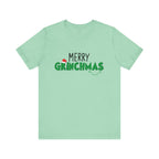Merry Grinchmas Tee - Unisex Short Sleeve Christmas Shirt
