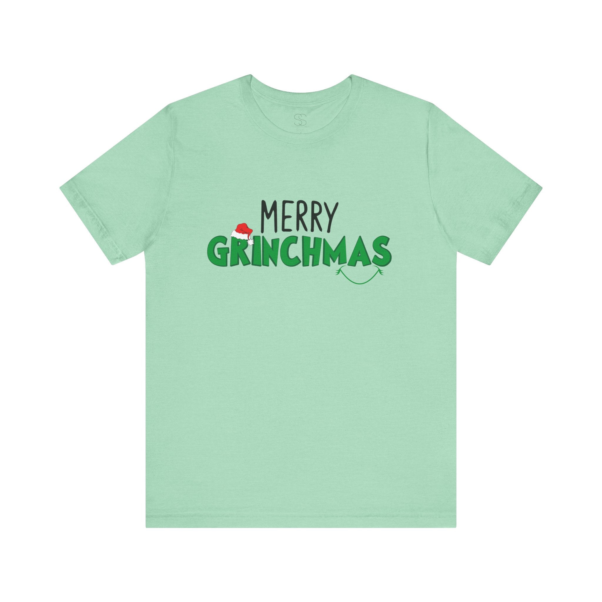Merry Grinchmas Tee - Unisex Short Sleeve Christmas Shirt
