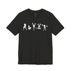 Cheer Poses T-Shirt — Cheerleading Silhouette Tee