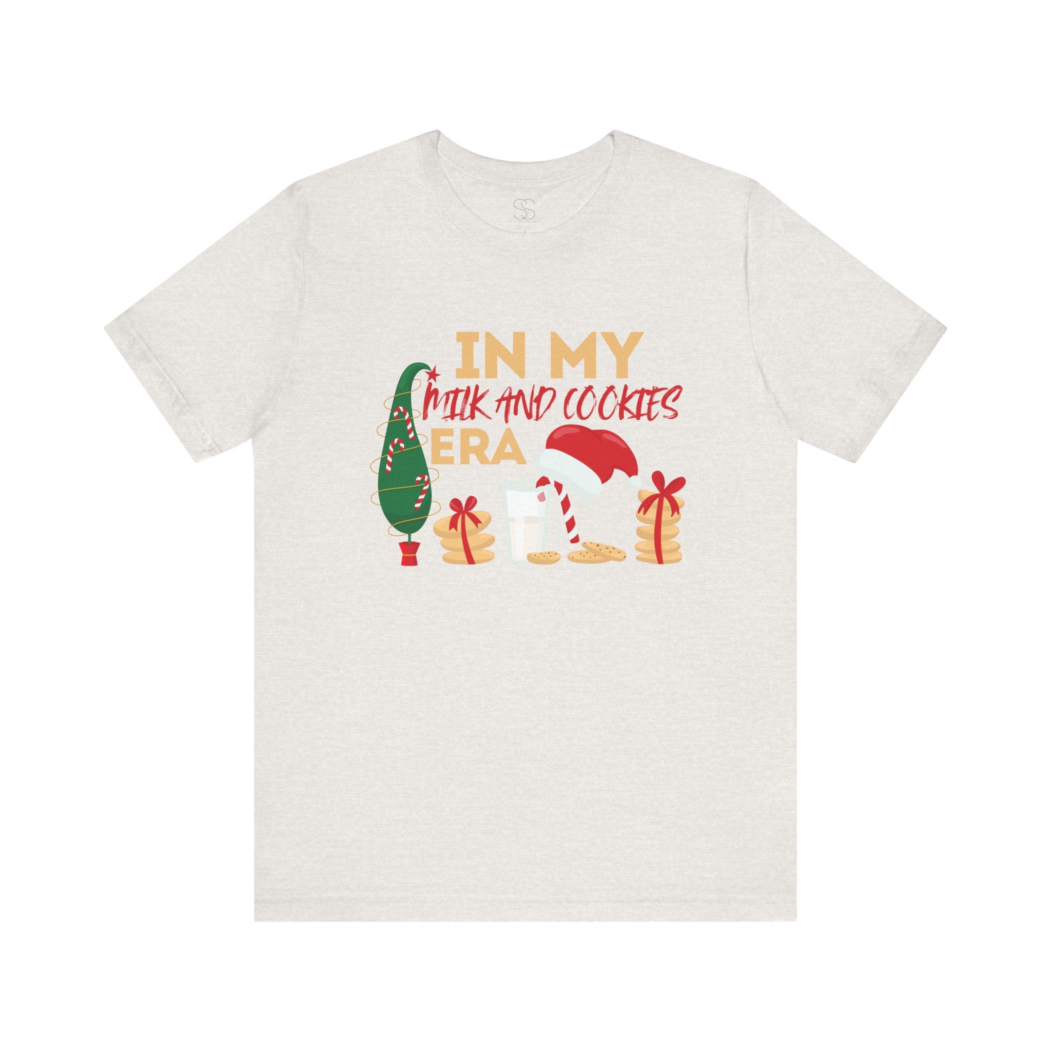 Christmas Cookie & Milk Tee - "In My Milk And Cookies Era" Holiday T‑Shirt
