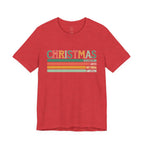 Christmas Words Unisex Jersey Tee