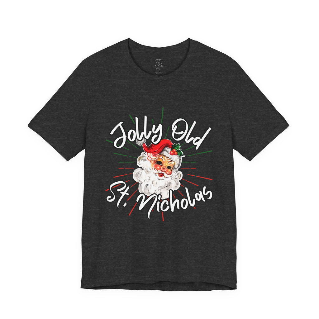 Santa Claus Unisex Tee - Jolly Old St Nicholas