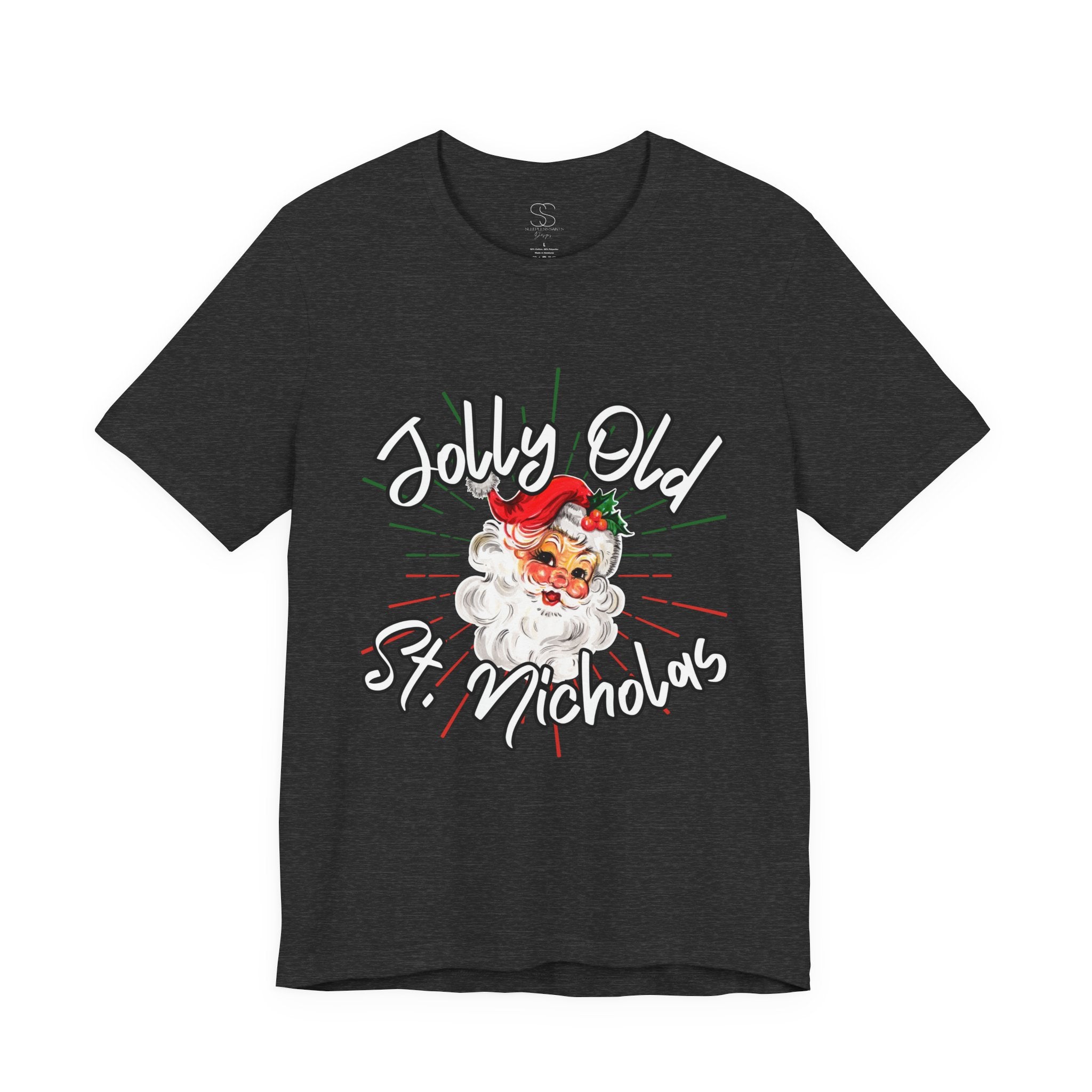 Santa Claus Unisex Tee - Jolly Old St Nicholas