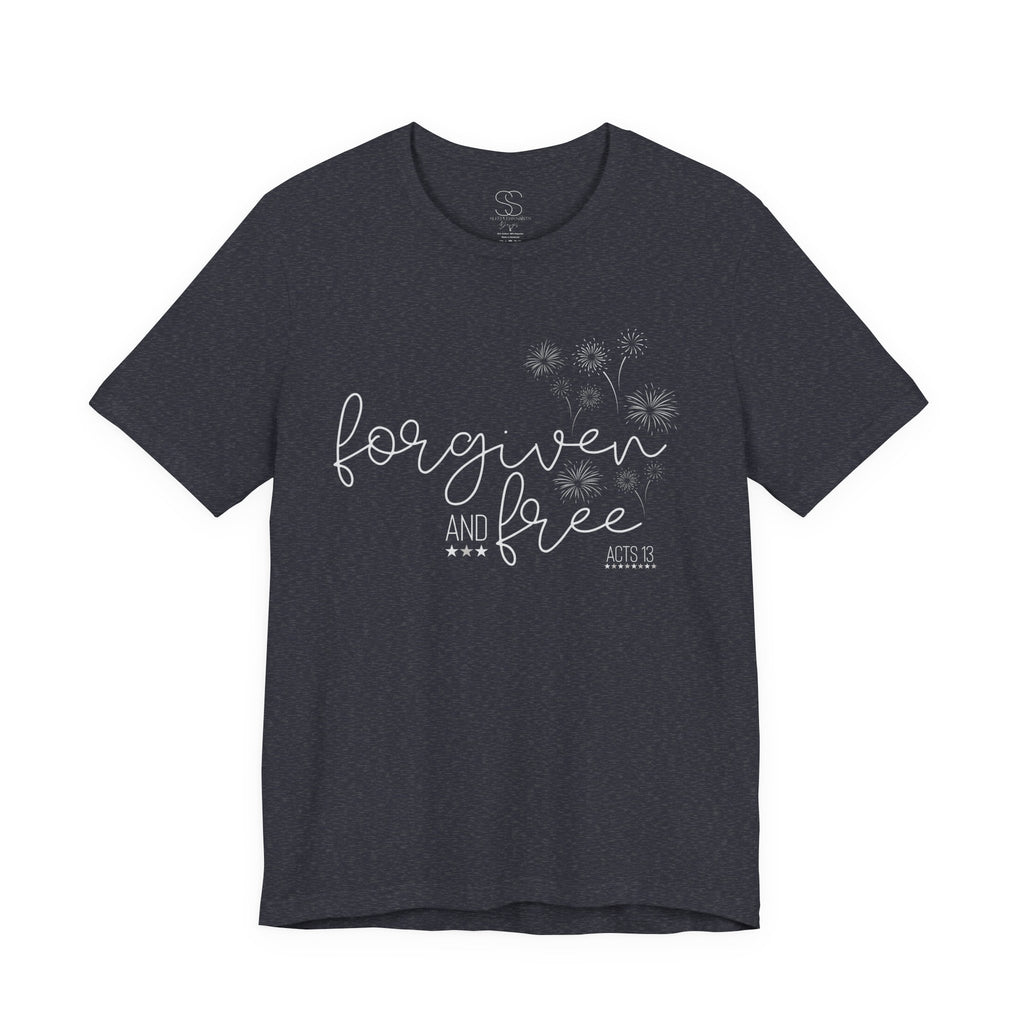 Forgiven and Free T-Shirt - Christian Faith Tee (Acts 13)
