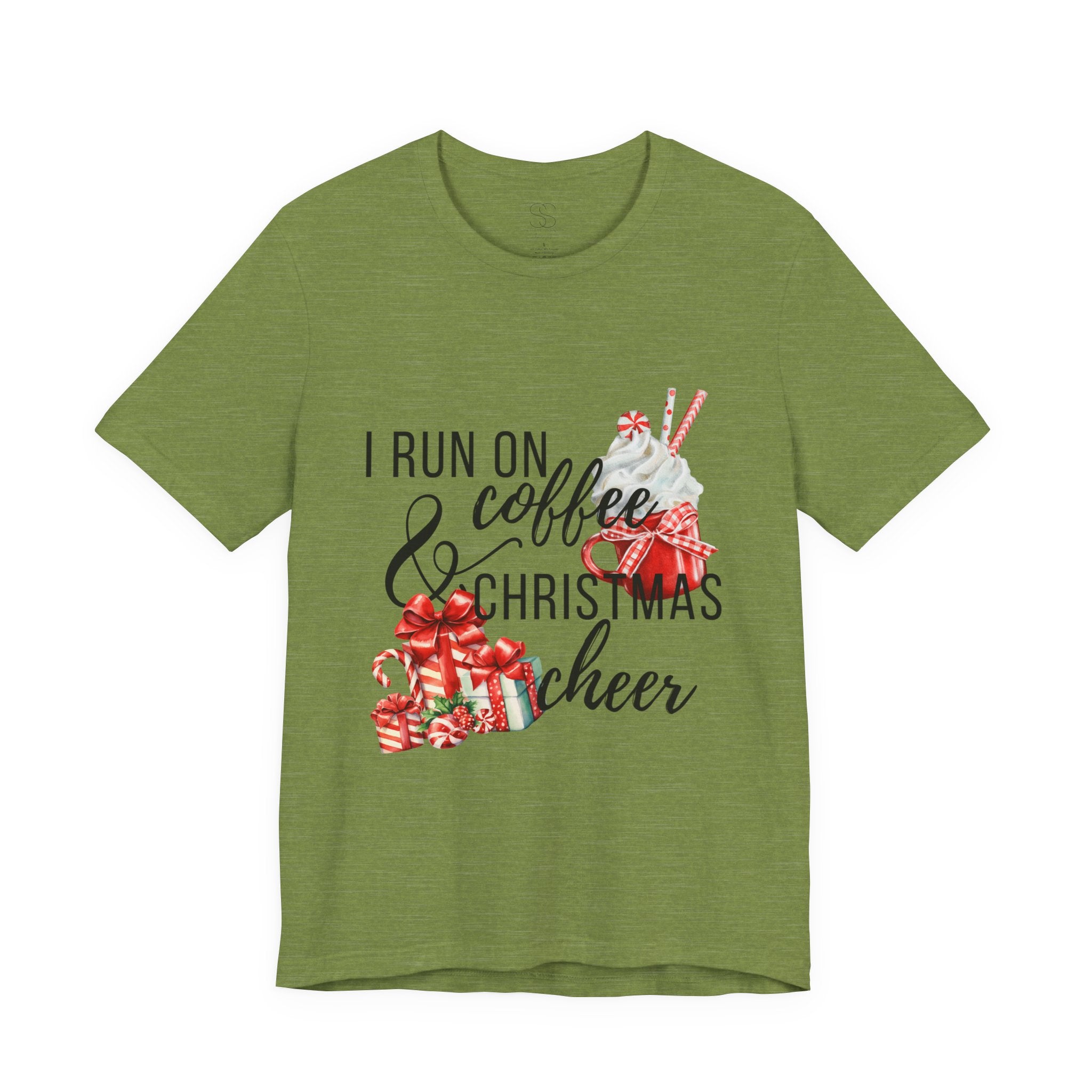 I Run on Coffee & Christmas Cheer Tee