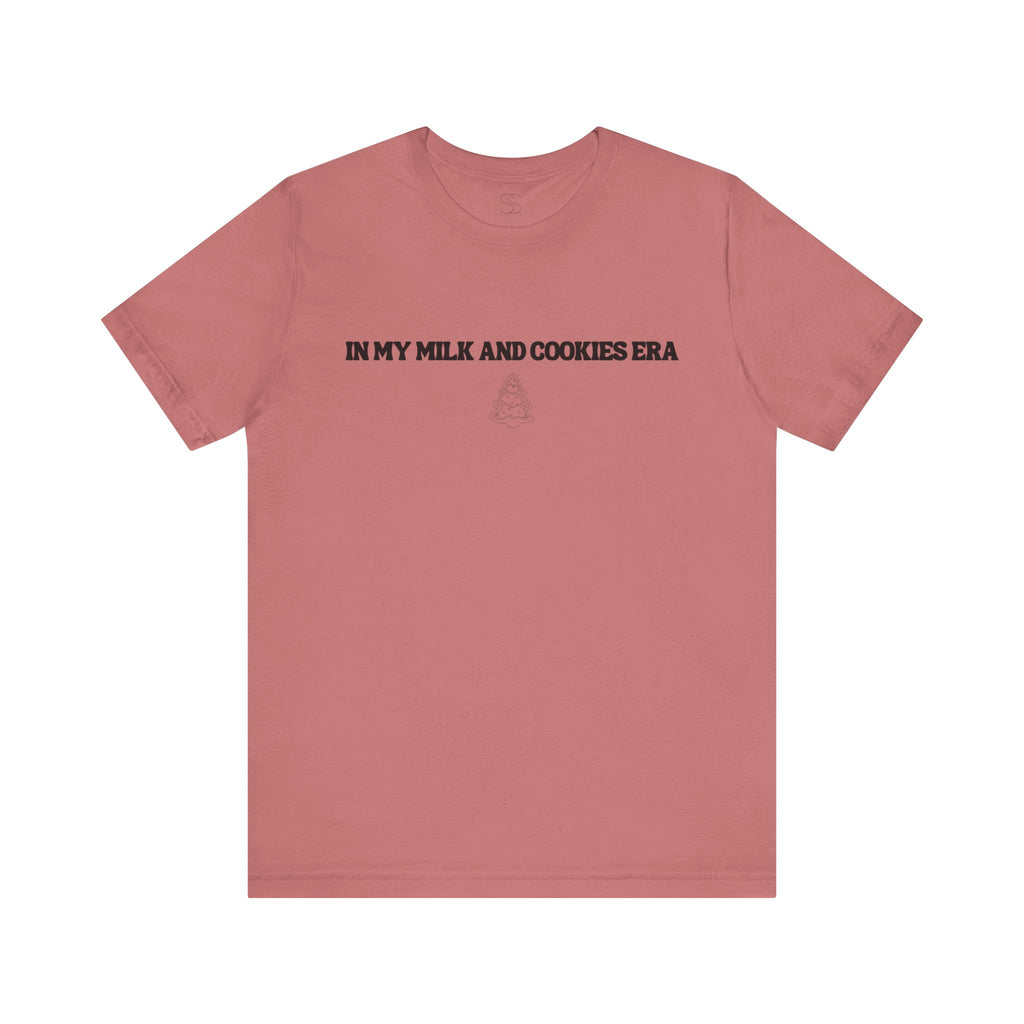 In My Milk and Cookie Era Embroidered Tee