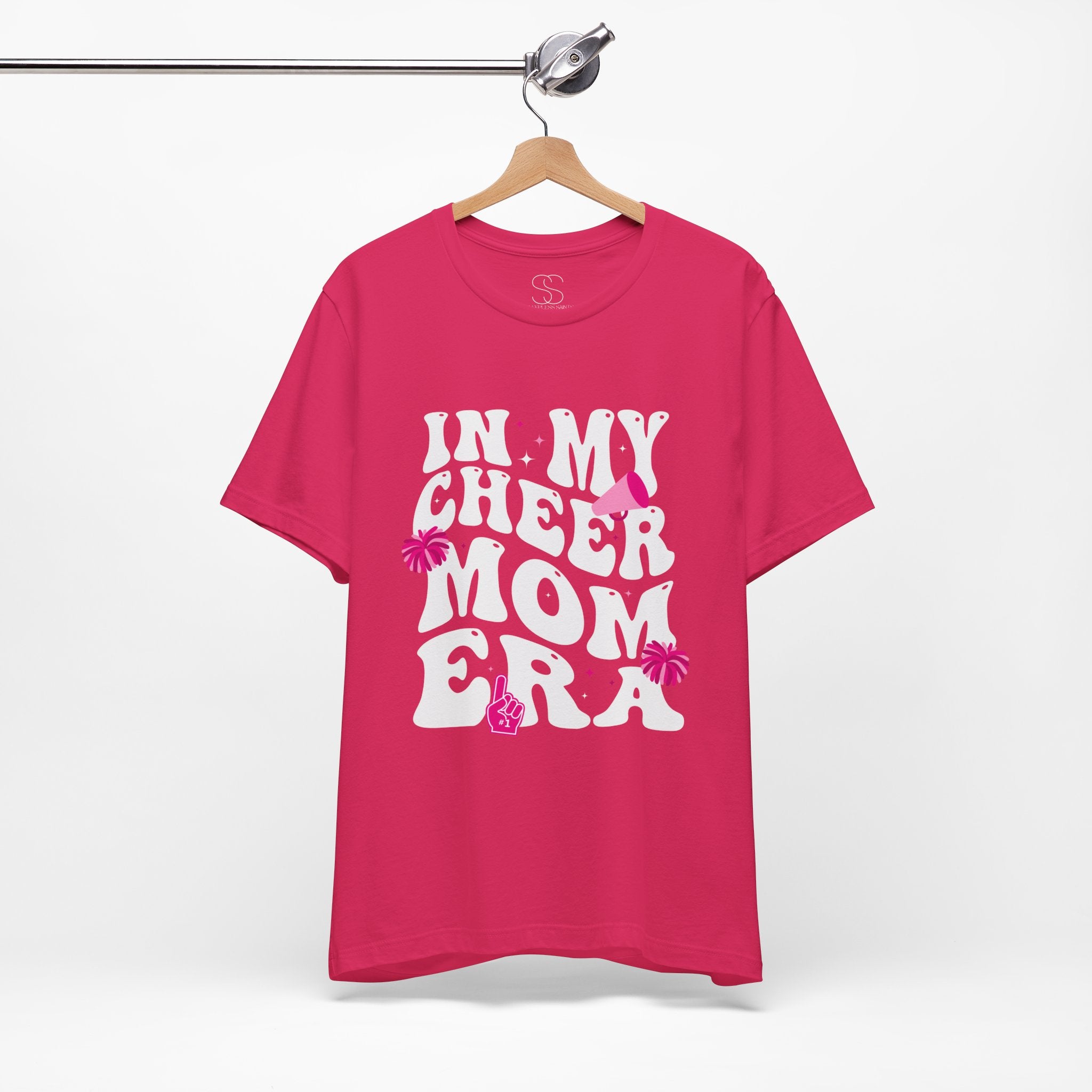 Cheer Mom Era T-Shirt – "In My Cheer Mom Era" Pom-Pom Tee