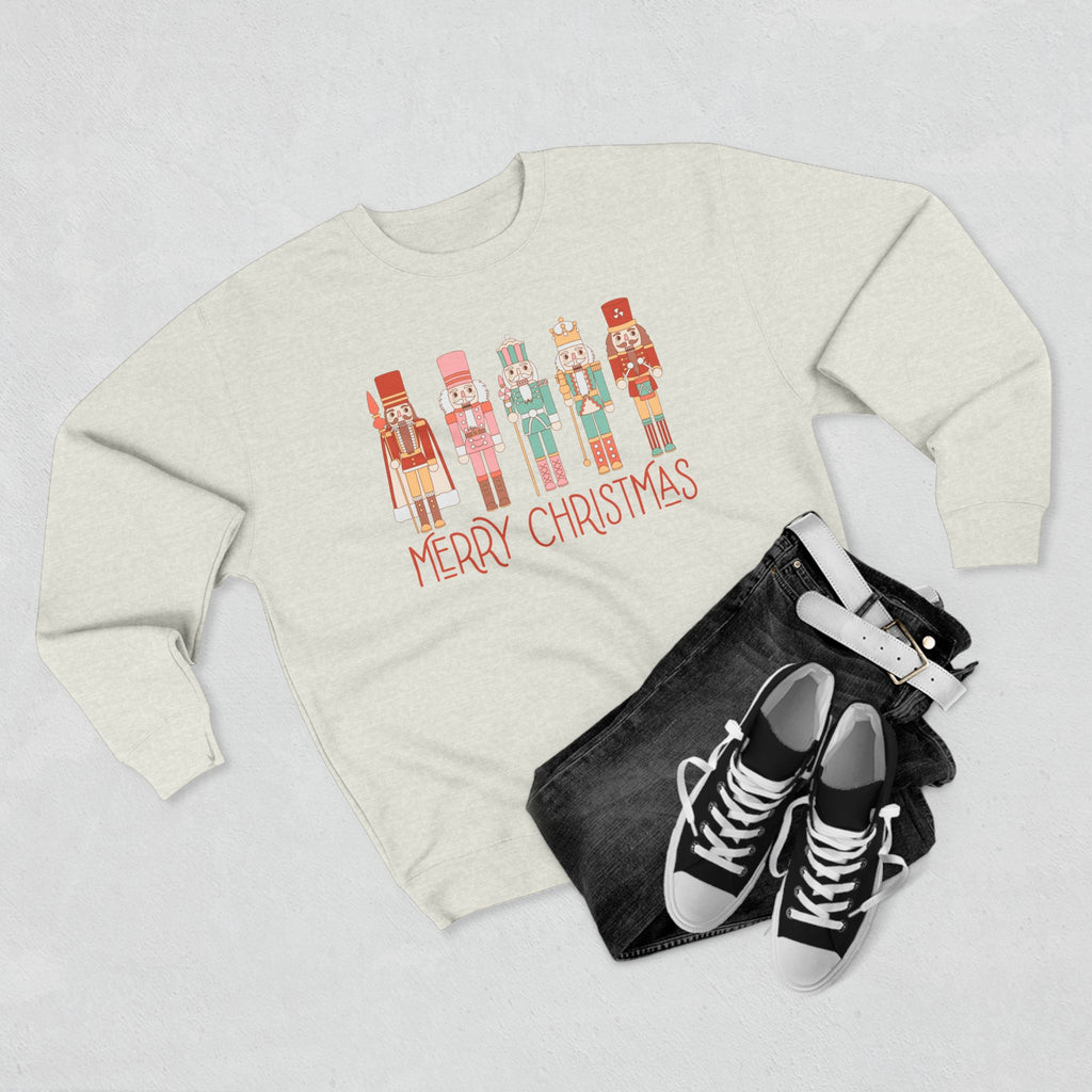 Merry Christmas Nutcracker Crewneck Sweatshirt