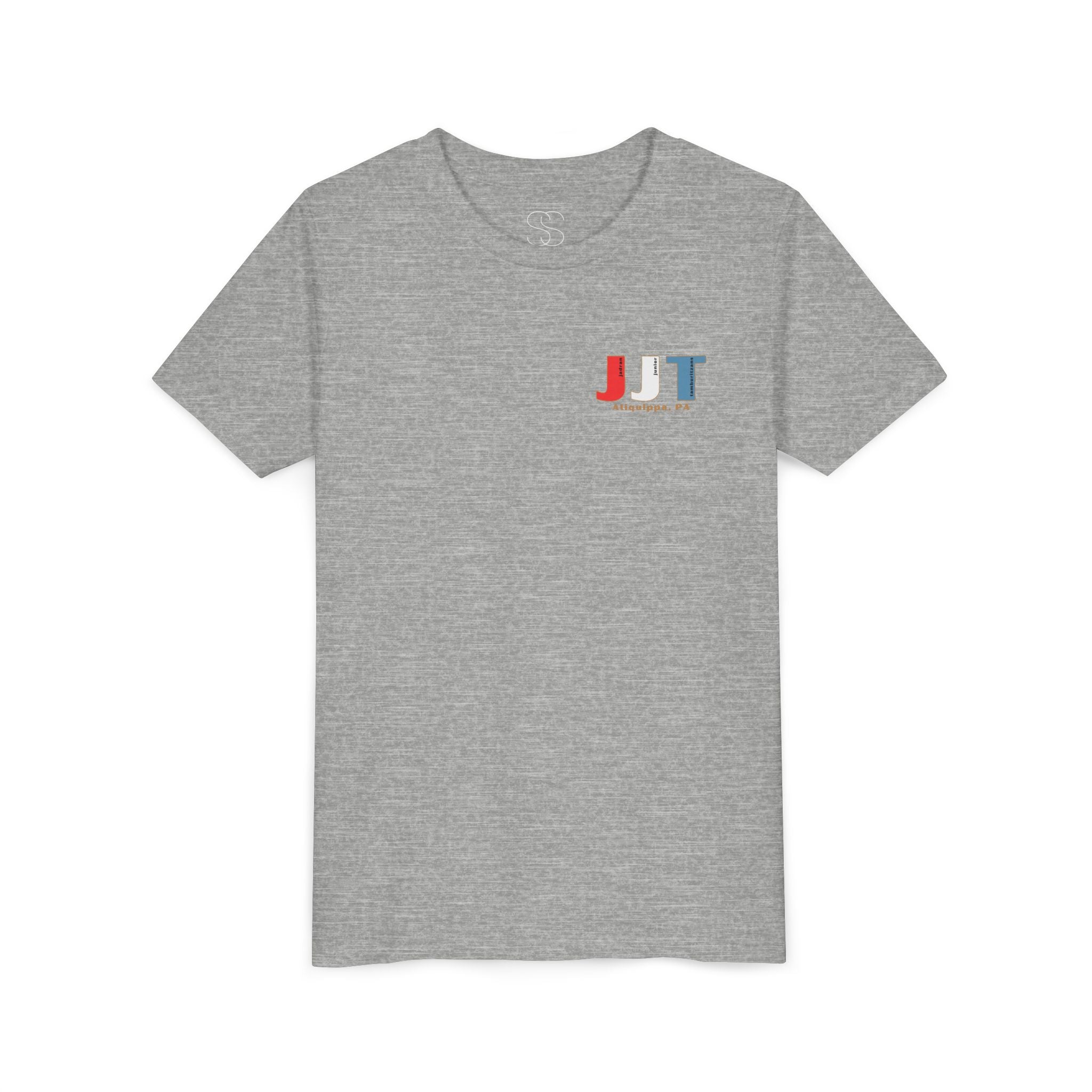 Jadran Junior Tamburitzans Kid Shirt - White and Red Lettering & Serbian Logo