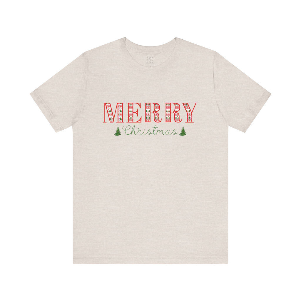 Merry Christmas Unisex Jersey Tee