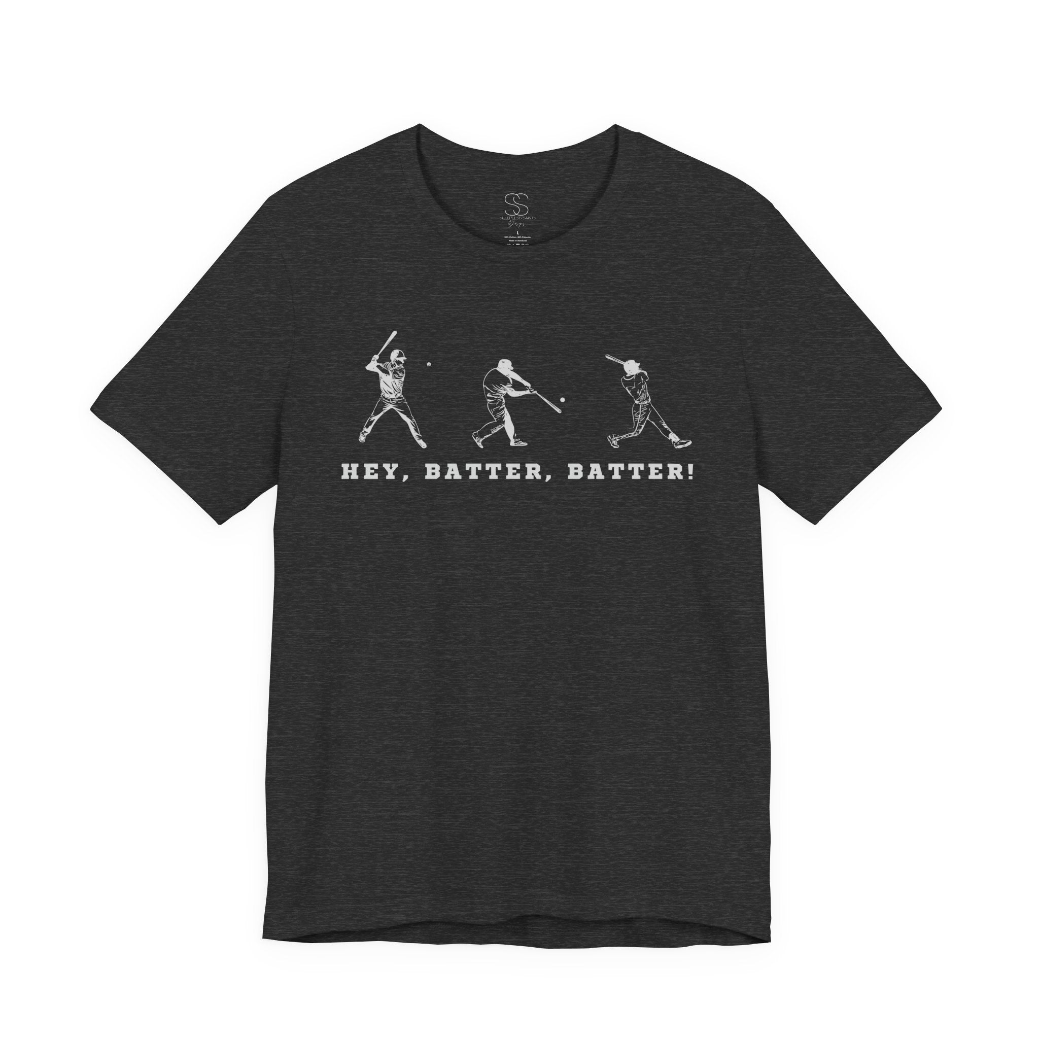 Baseball Batter Sequence T-Shirt — "Hey, Batter, Batter!" Retro Sports Tee