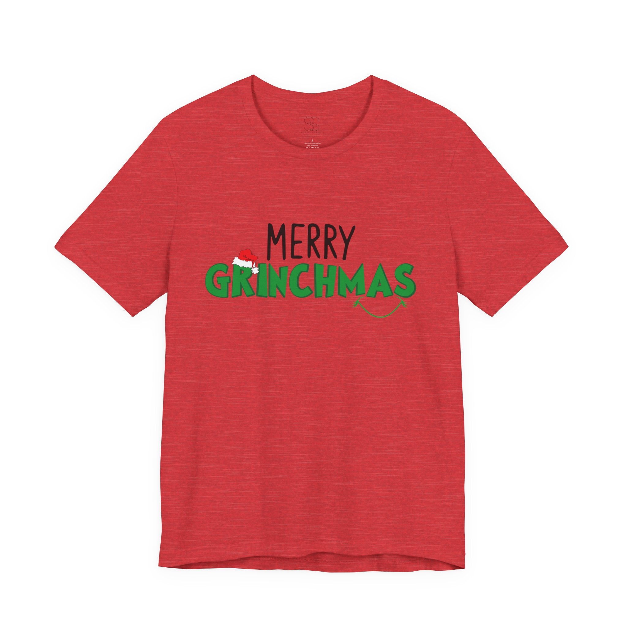 Merry Grinchmas Tee - Unisex Short Sleeve Christmas Shirt