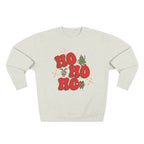 Ho Ho Ho Christmas Sweatshirt — Festive Elf & Reindeer Holiday Crewneck