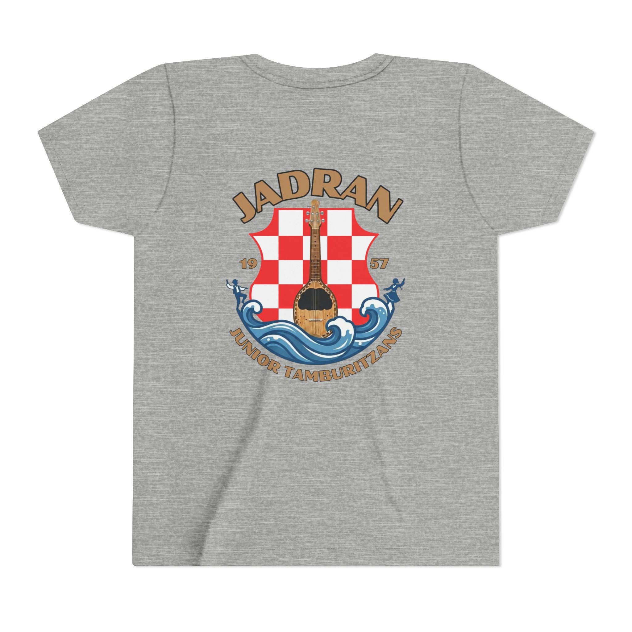 Jadran Junior Tamburitzans Kid Shirt - Tan Lettering