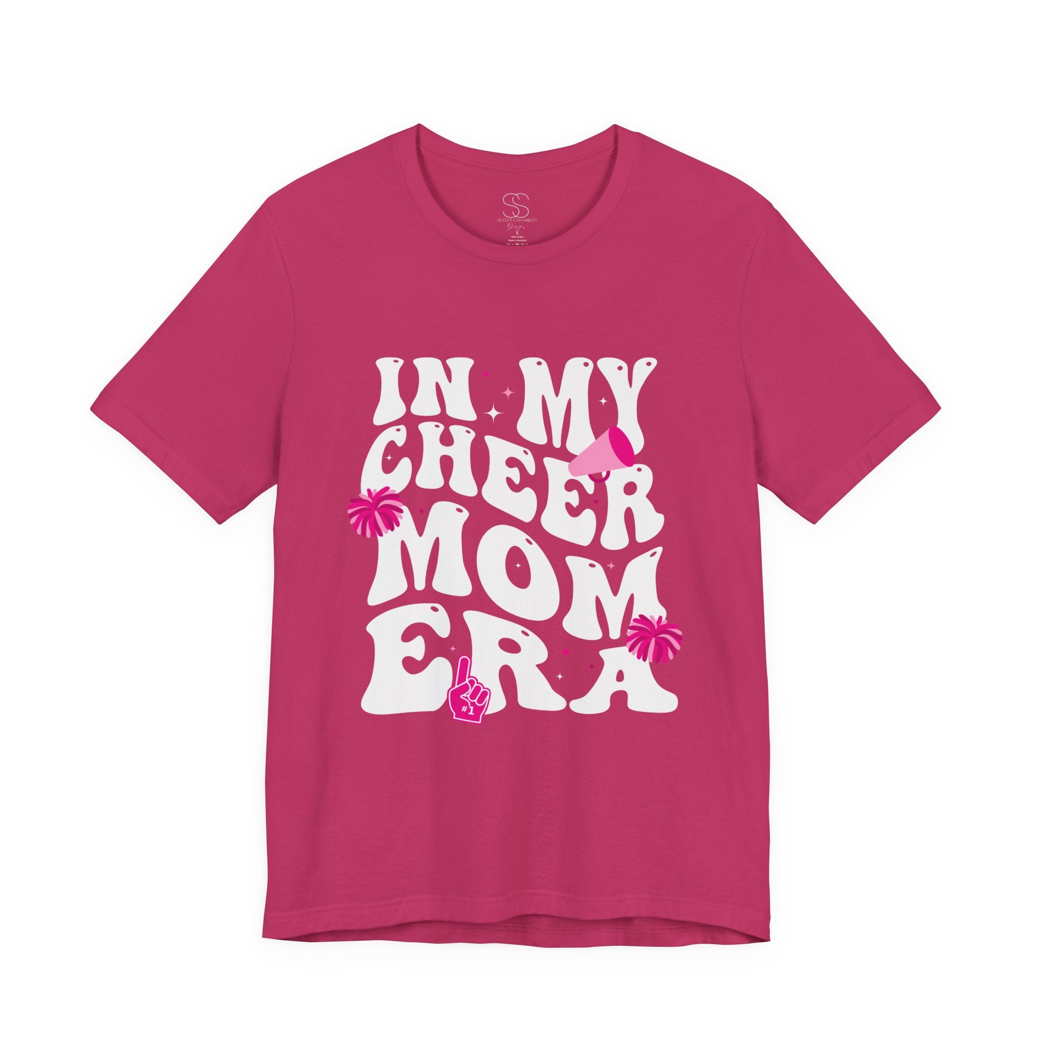 Cheer Mom Era T-Shirt – "In My Cheer Mom Era" Pom-Pom Tee