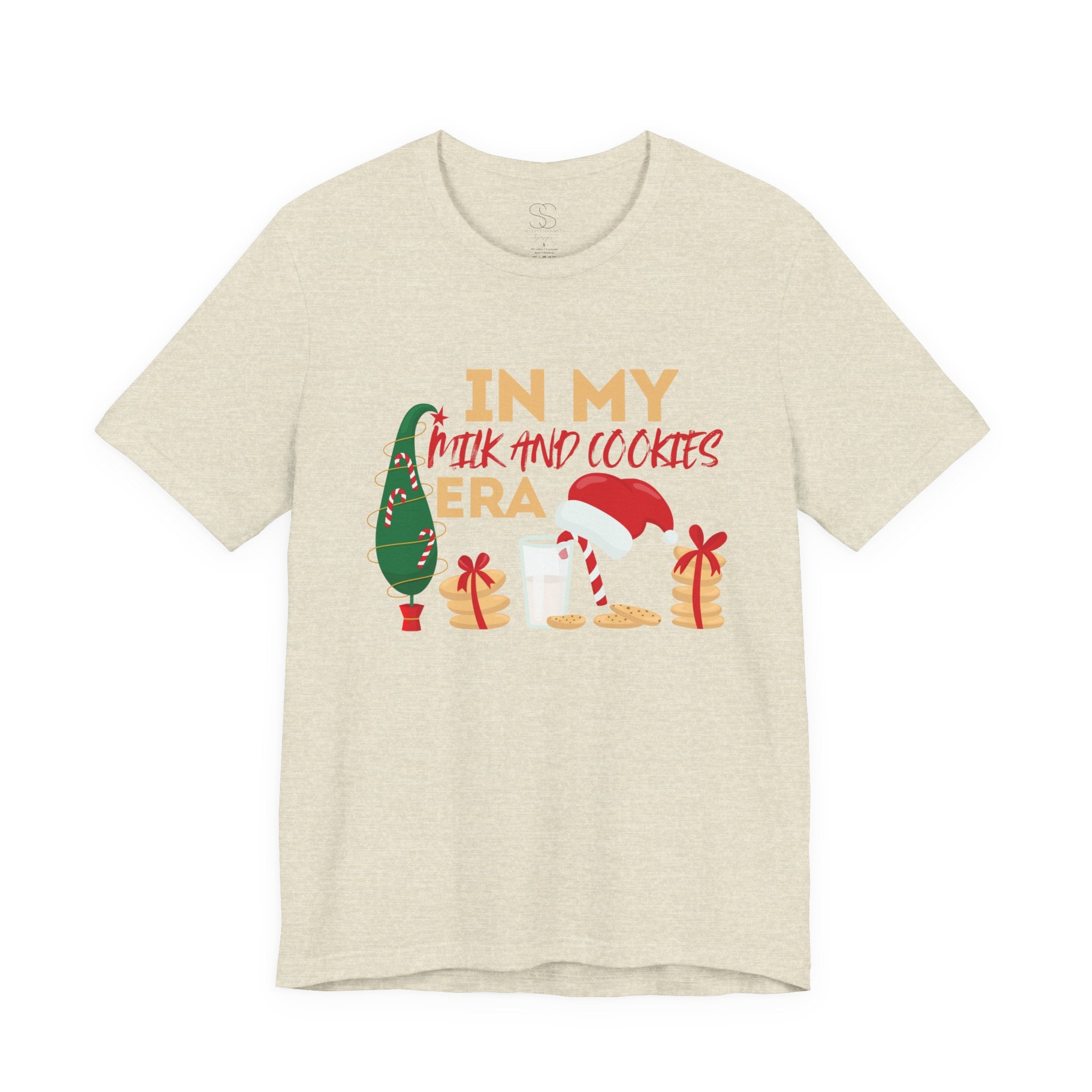 Christmas Cookie & Milk Tee - "In My Milk And Cookies Era" Holiday T‑Shirt
