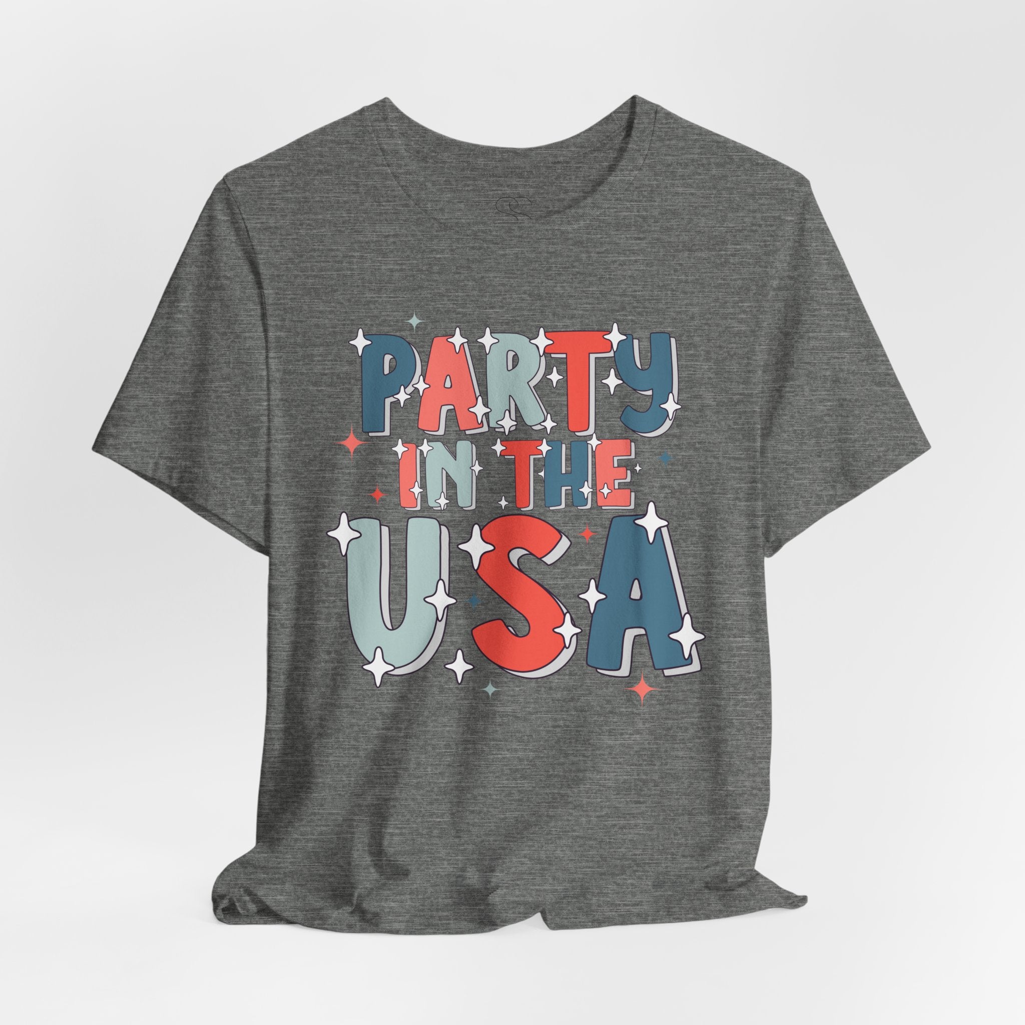 Party in the USA T-Shirt - Patriotic Fourth of July Graphic Tee