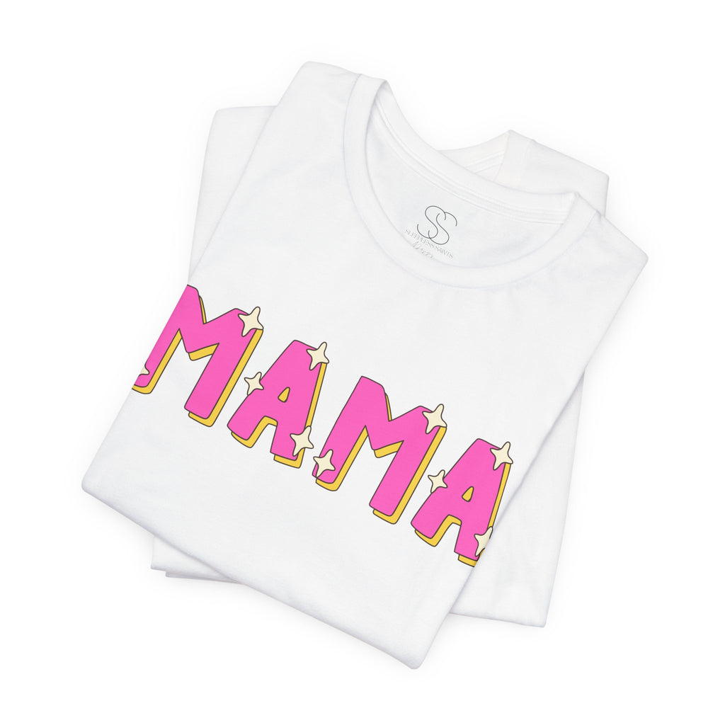 Mama Pink T-Shirt — Cute 'MAMA' Graphic Tee