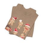 Christmas Gingerbread Characters Tee – Cute Holiday Cookie Shirt