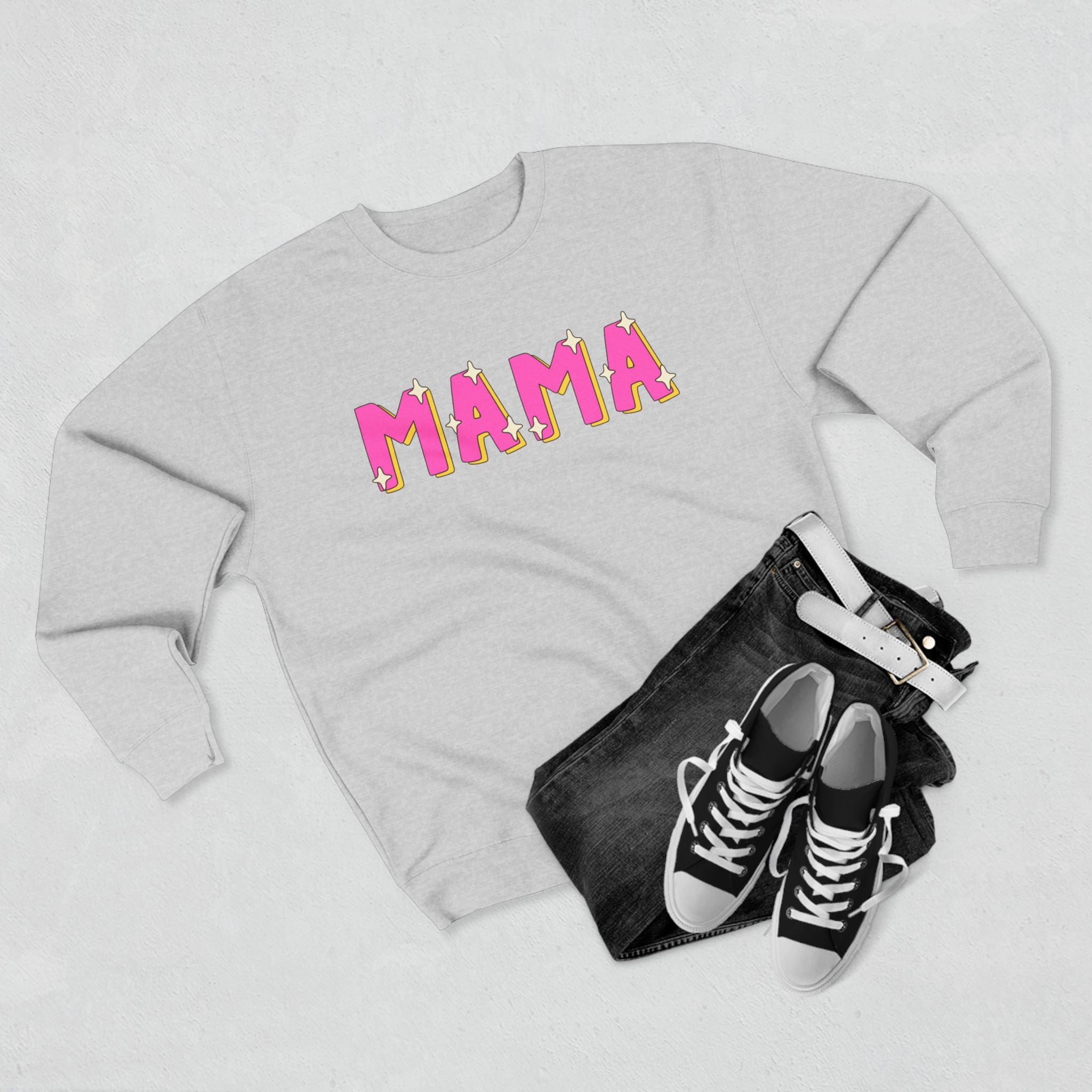 Mama Pink Crewneck Sweatshirt