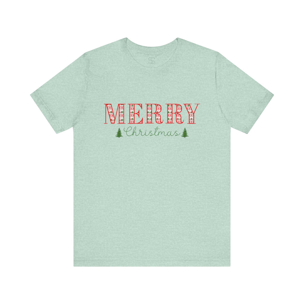 Merry Christmas Unisex Jersey Tee
