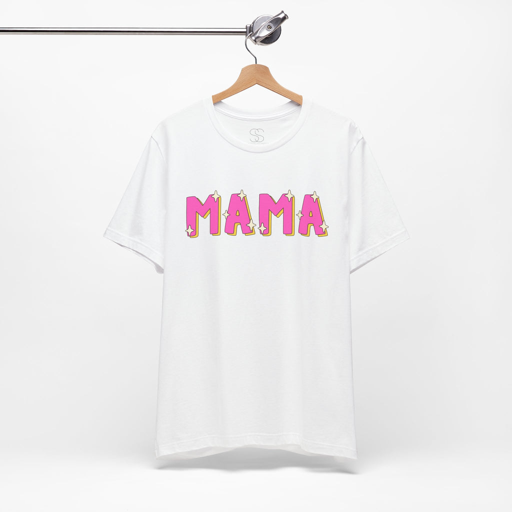 Mama Pink T-Shirt — Cute 'MAMA' Graphic Tee
