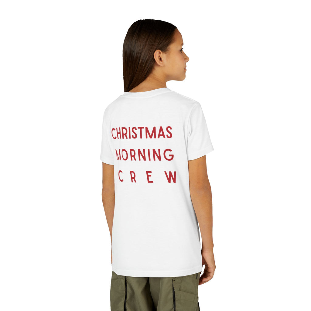 Youth Tee — "Christmas Morning Crew" Holiday Kids T-Shirt
