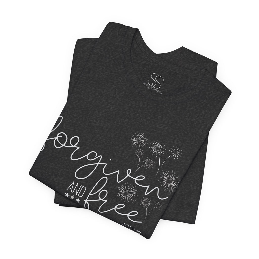 Forgiven and Free T-Shirt - Christian Faith Tee (Acts 13)
