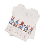 Patriotic Gnome Tee – Stars & Stripes Fourth of July T‑Shirt