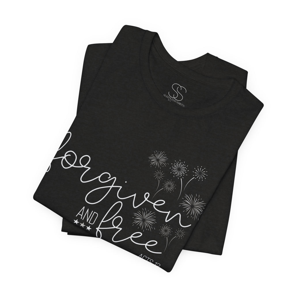 Forgiven and Free T-Shirt - Christian Faith Tee (Acts 13)