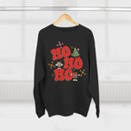 Ho Ho Ho Christmas Sweatshirt — Festive Elf & Reindeer Holiday Crewneck